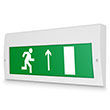 Световое табло «Направление к эвакуационному выходу прямо (правосторонний)», Молния (220В РИП)
